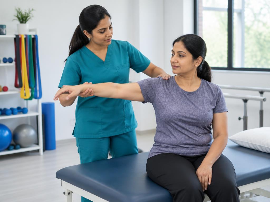Illustrative Physiotherapy care, not actual clinic staff or equipment